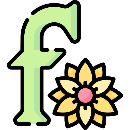 文字f Special Lineal color icon