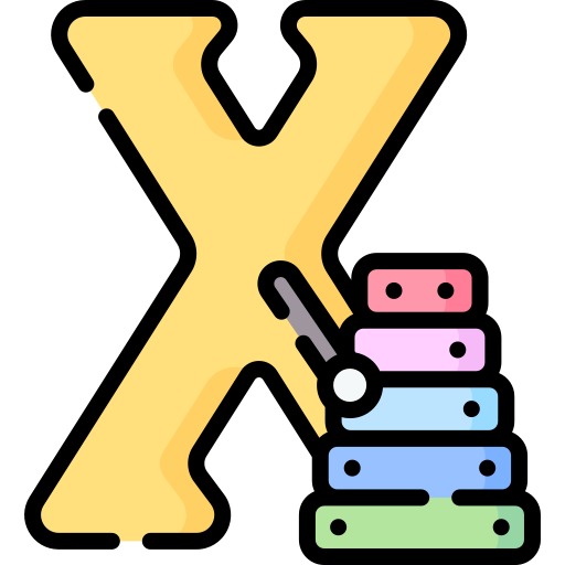 Letter x Special Lineal color icon