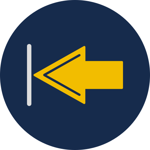 flecha izquierda Generic Flat icono