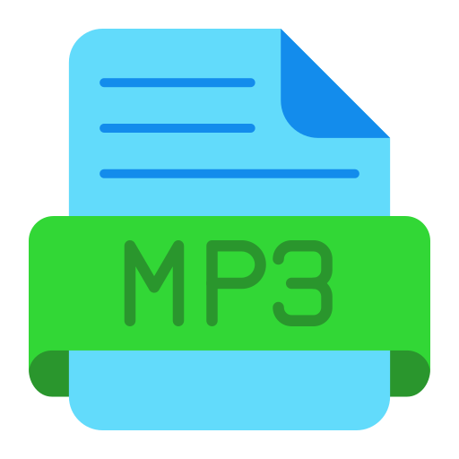 mp3 Generic color fill icono