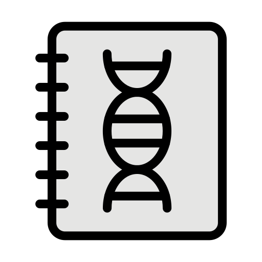 dna Vector Stall Lineal Color icon