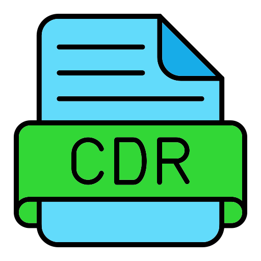 cdr Generic color lineal-color icono