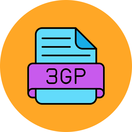 3gp Generic color lineal-color icon