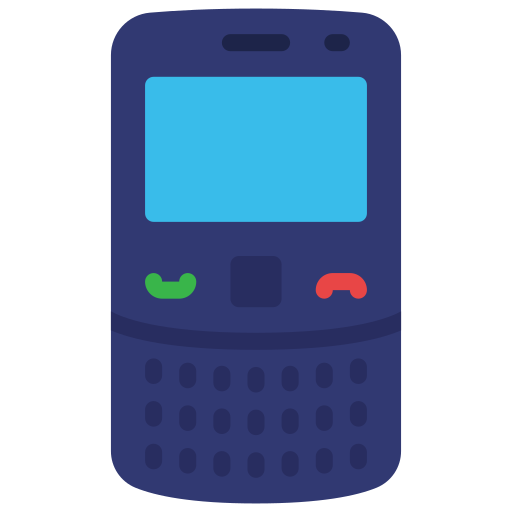 Mobile phone Juicy Fish Flat icon