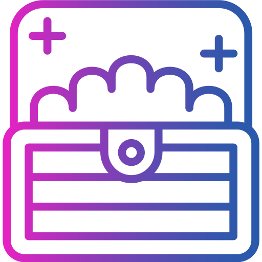 skrzynia skarbów Generic gradient outline ikona