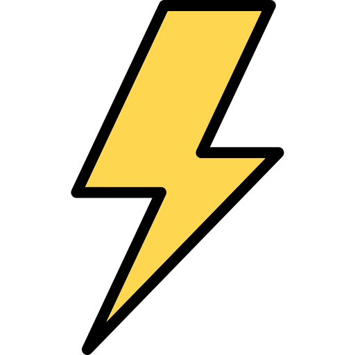 Thunder Generic color lineal-color icon