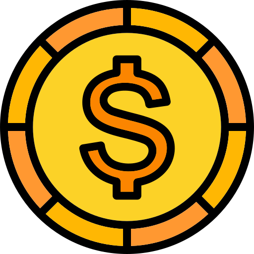 moneda Generic color lineal-color icono