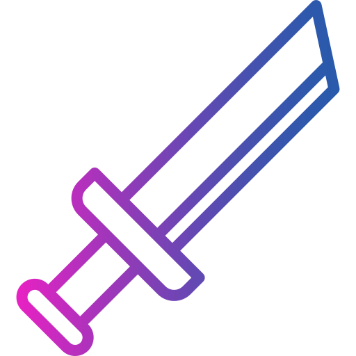 espada larga Generic gradient outline icono