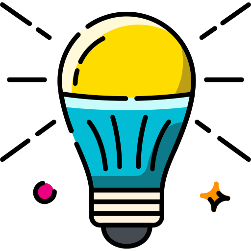 lámpara led Generic color lineal-color icono
