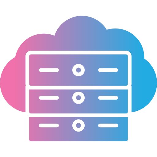 Cloud server Generic gradient fill icon