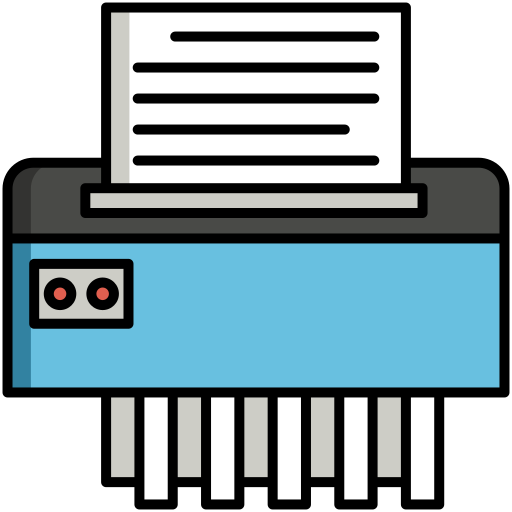 Paper Shredder Generic color lineal-color icon