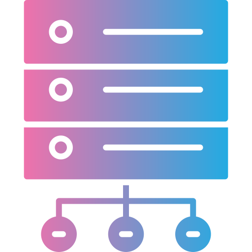 base de datos Generic gradient fill icono