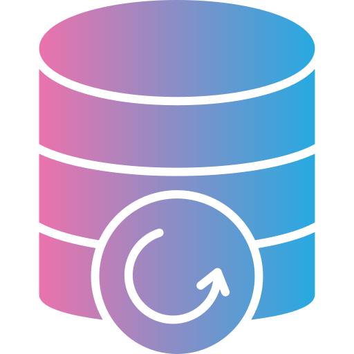 Database Generic gradient fill icon