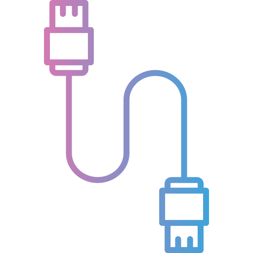 cable usb Generic gradient outline icono