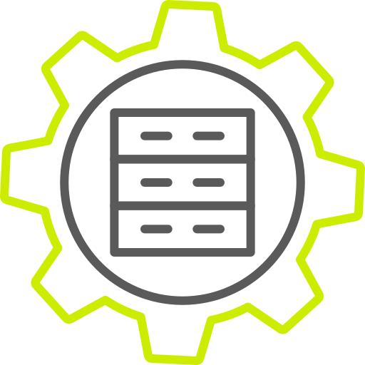 database management Generic color outline icoon