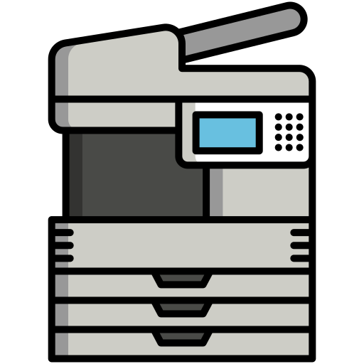 fotocopia Generic color lineal-color icono