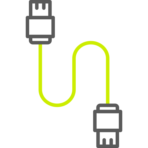 usb-кабель Generic color outline иконка