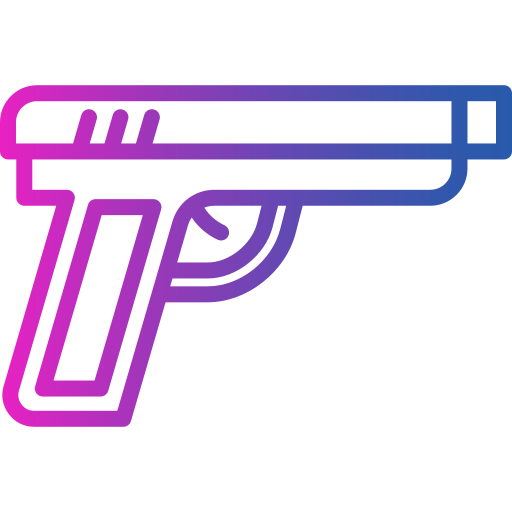 arma de fuego Generic gradient outline icono