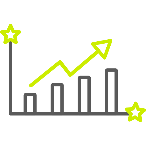 Growth chart Generic color outline icon