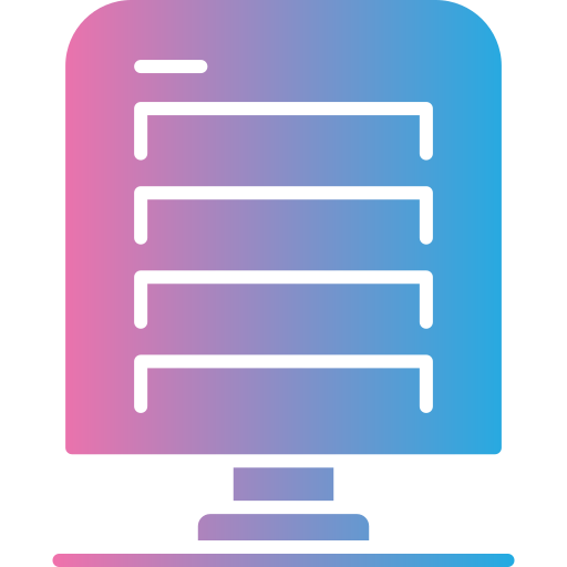 데이터베이스 스토리지 Generic gradient fill icon