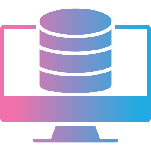 base de datos Generic gradient fill icono