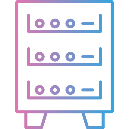 gabinete Generic gradient outline Ícone