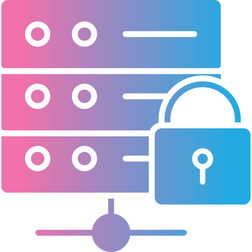 데이터베이스 보안 Generic gradient fill icon