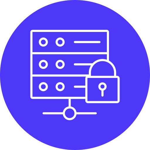 Database security Generic color fill icon