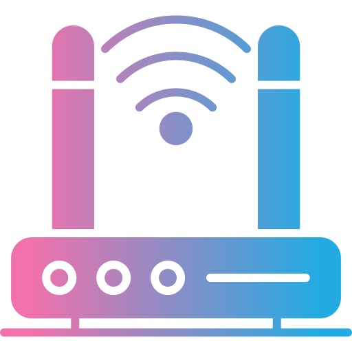 router inalámbrico Generic gradient fill icono