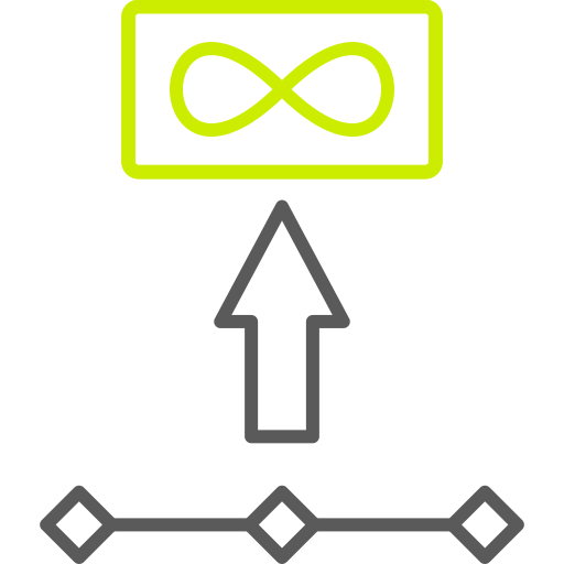 무제한 저장 Generic color outline icon