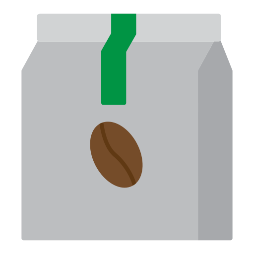 koffie pakket Generic color fill icoon