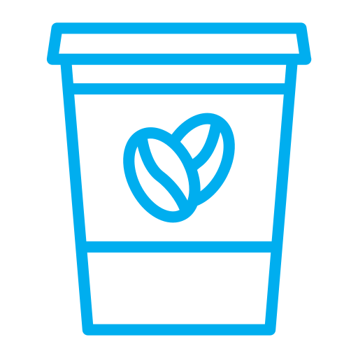 café caliente Generic color outline icono