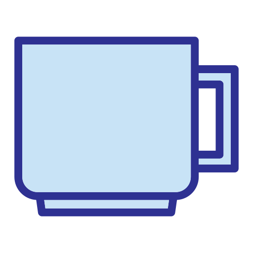 뜨거운 커피 Generic color lineal-color icon