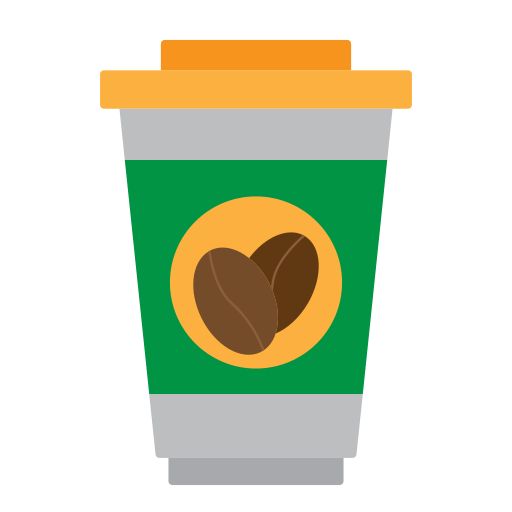 ホットコーヒー Generic color fill icon