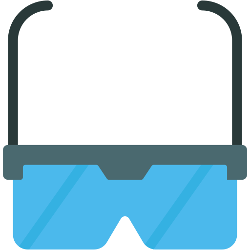 occhiali di sicurezza Generic color fill icona