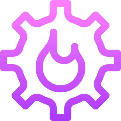 development Basic Gradient Lineal color icono