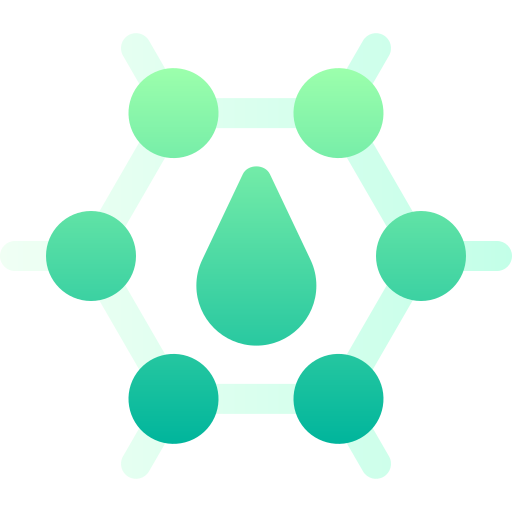 molécule Basic Gradient Gradient Icône