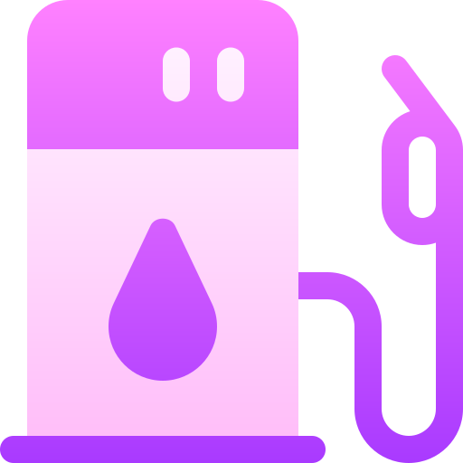 gasolinera Basic Gradient Gradient icono