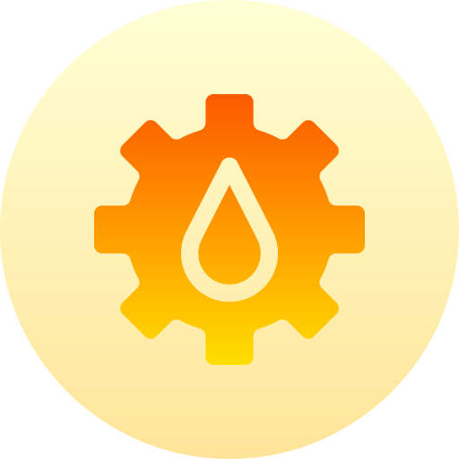 development Basic Gradient Circular icon