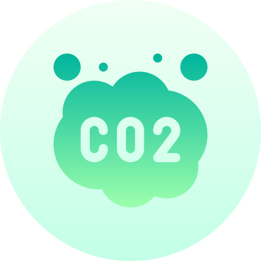 CO2 Basic Gradient Circular icon