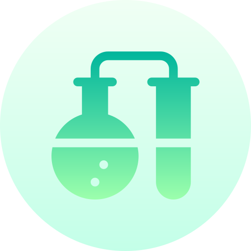 화학 Basic Gradient Circular icon