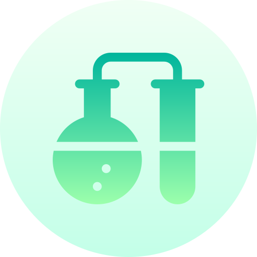 química Basic Gradient Circular icono