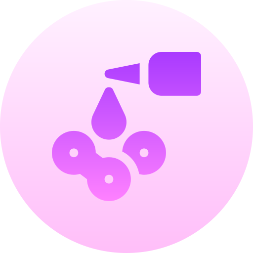 윤활유 Basic Gradient Circular icon