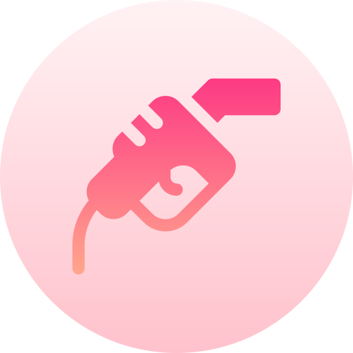 연료 펌프 Basic Gradient Circular icon
