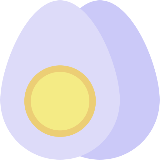 huevo duro Generic color fill icono