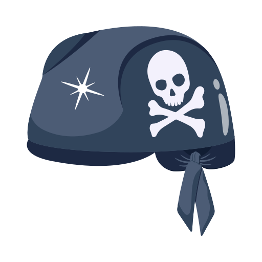 해적 모자 Generic color fill icon