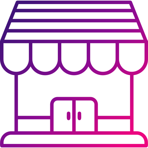 tienda Generic gradient outline icono