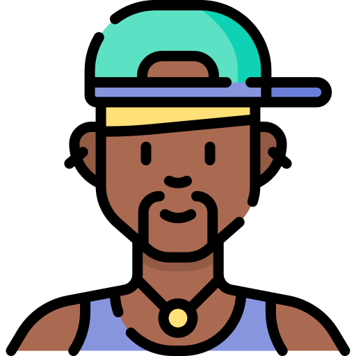 hip hop Special Lineal color icon