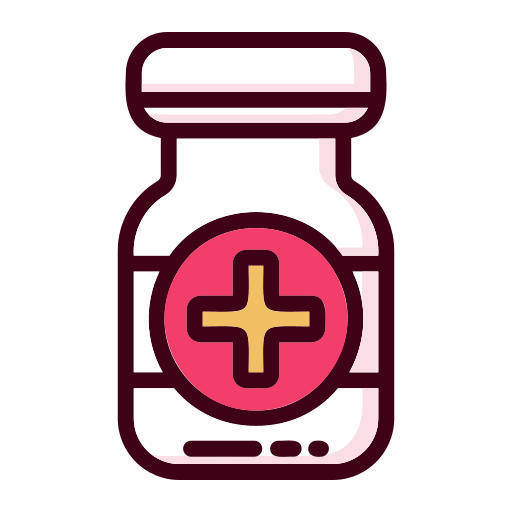 tarro de pastillas Generic color lineal-color icono