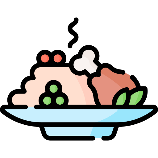 Dish Special Lineal color icon